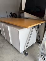 Schöner Holztisch Hell, furniert 