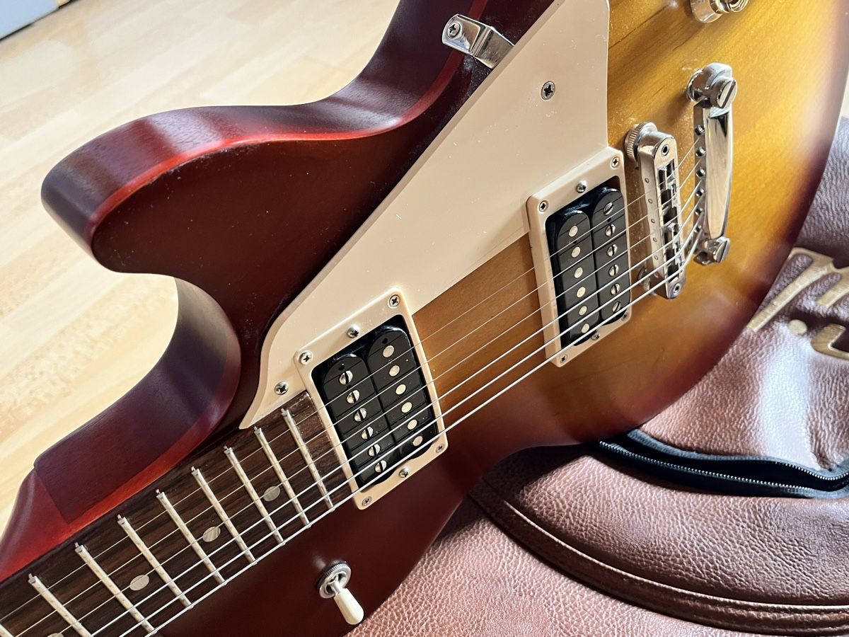 Gibson Strumenti musicali: Gibson Les Paul Tribute Satin Iced Tea – Usato da Neftenbach venduto da Boska_1969 3