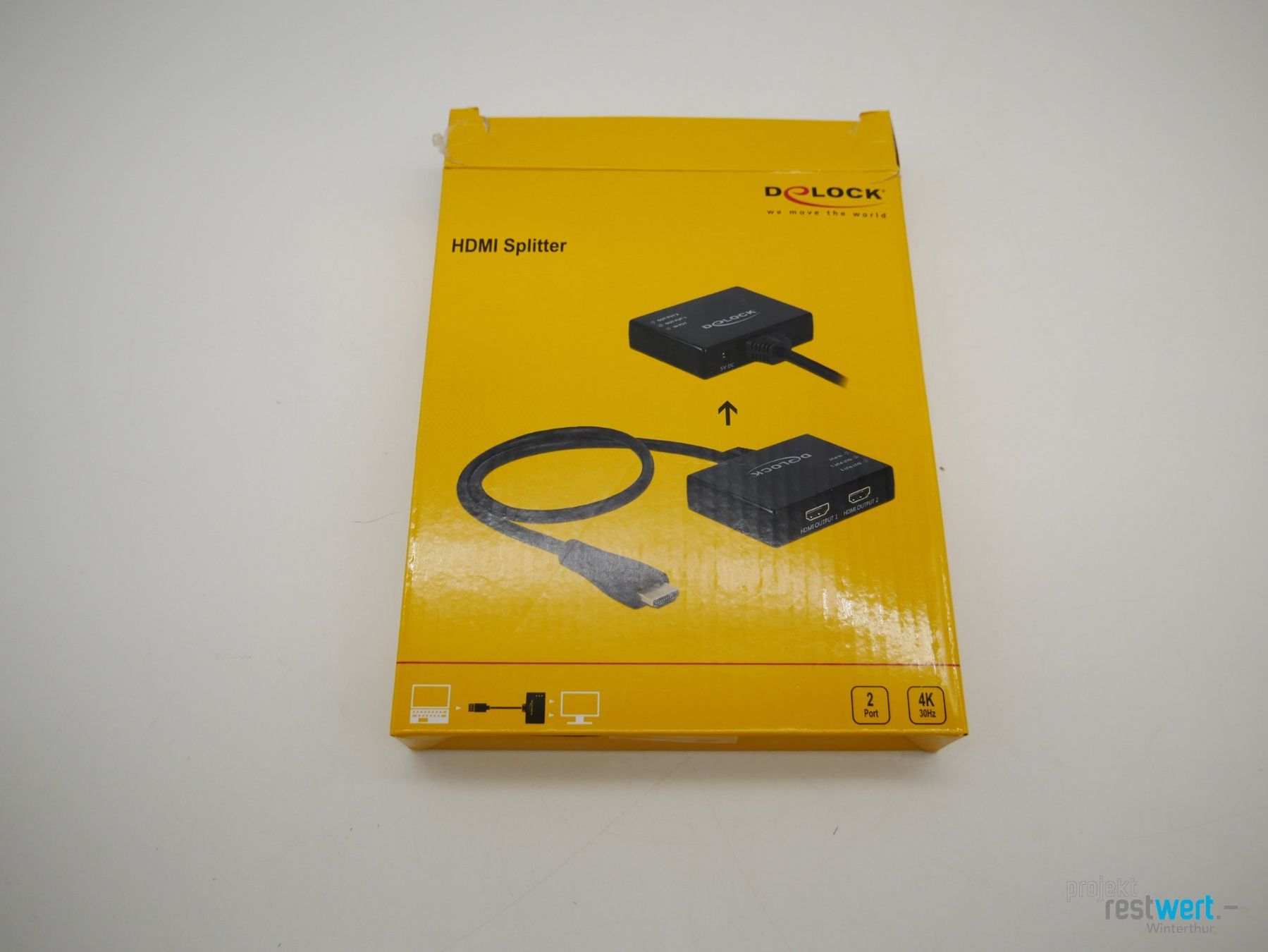 Adapter: DELOCK HDMI Splitter 4K/30Hz – Neu (gemäss Beschreibung) aus Winterthur von Restwert_Winterthur 1