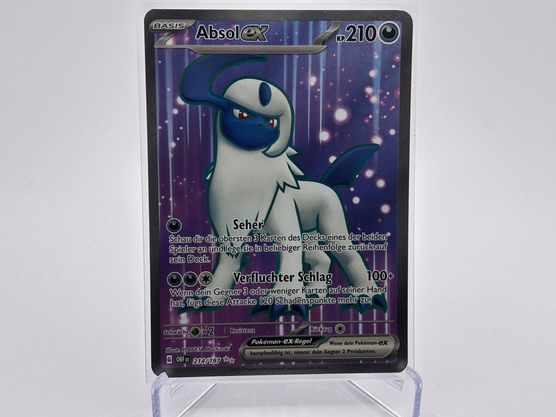 Pokémon Carte collezionabili: Obsidianflammen - Absol ex  (OBF 214) - DE – Nuovo (secondo la descrizione) da Allschwil venduto da Bullach