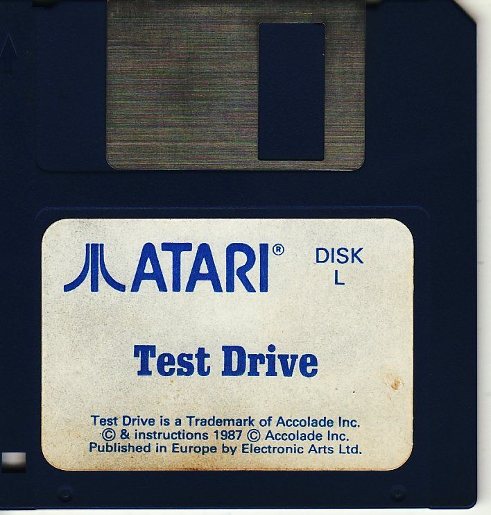 Atari Spiele: ATARI disk Test Drive – Gebraucht aus Boussens von catfood01