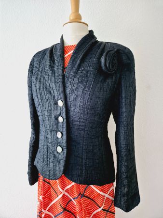 JACKE BLAZER ELEGANCE PARIS PERLMUT M 38 TOP ZU ROCK JEANS