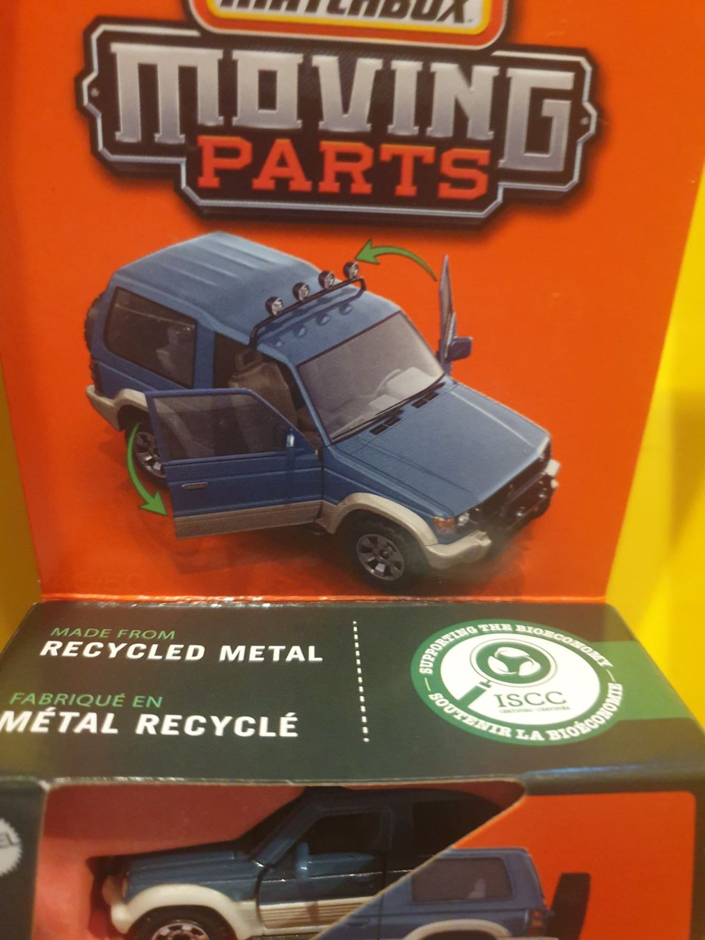 Matchbox Modellini d'auto: Matchbox 1991 MITSUBISHI PAJERO – Nuovo e nell'imballaggio originale da Oftringen venduto da Rotor 4
