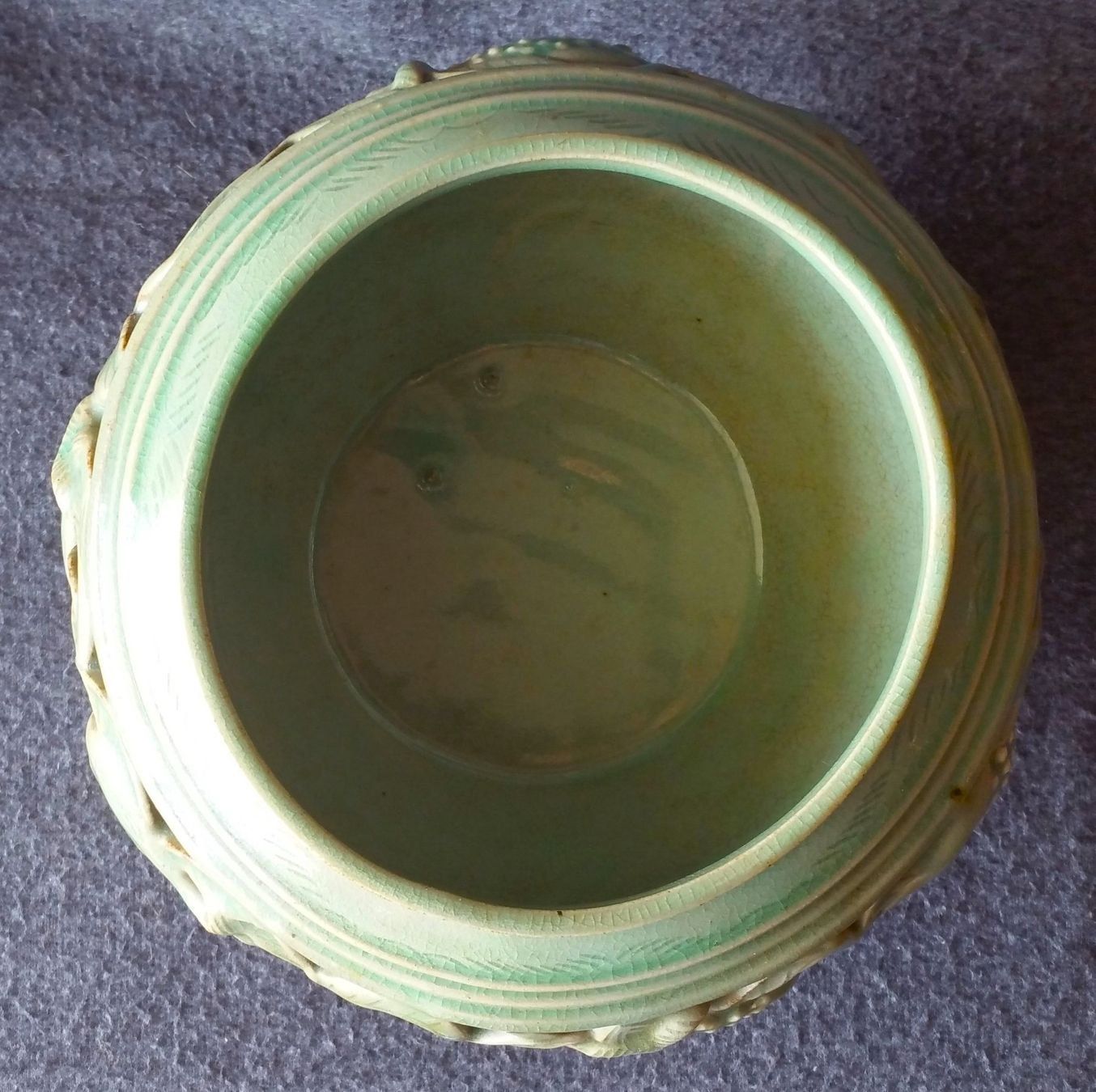Vasi per fiori: Wunderschöner Celadon Übertopf, D 21, top Zustand – Usato da Zürich venduto da kostbares 5