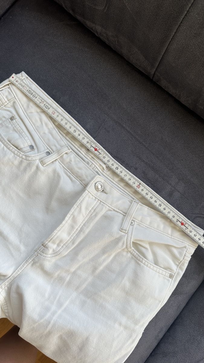 Mango Jeans: Mango Relax Jeans, weiss, Gr. 42(L)Sommerlook! – Gebraucht aus Winterthur von -BeHappy24- 6