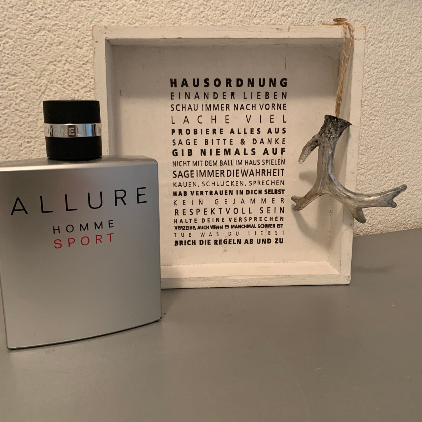 Insegne: herziges 3D-Schild Hausordnung, handmade – Nuovo (secondo la descrizione) da St. Gallen venduto da Miousch 3