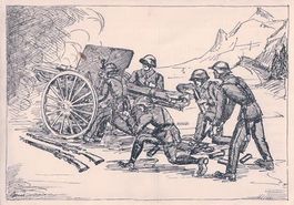 Armée Suisse Canon et Canonniers, Battr. Camp 8 (29.12.1942)