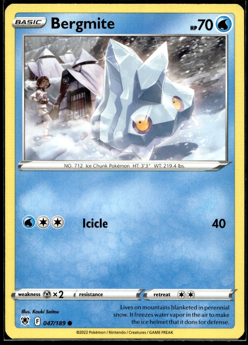 Pokémon Carte collezionabili: Bergmite (ASR EN 047/189) – Usato da Affoltern am Albis venduto da Chiesa_5