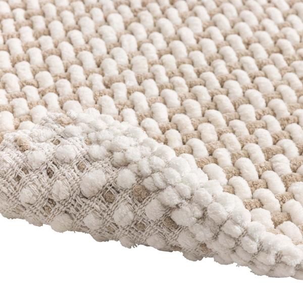 Teppiche: Badematte / Badezimmerteppich beige/weiss – Neu (gemäss Beschreibung) aus Hedingen von Papimo 2