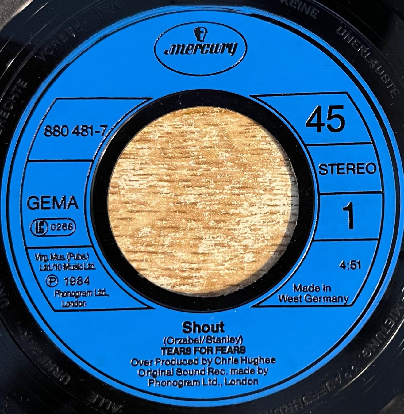 Vinyles: TEARS FOR FEARS - SHOUT – D'occasion à Bussigny par vinyl-pas-cher 2