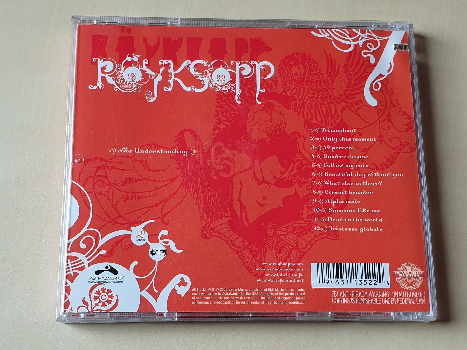 CD: Röyksopp The Understanding – Usato da Stansstad venduto da collectorsshop 1