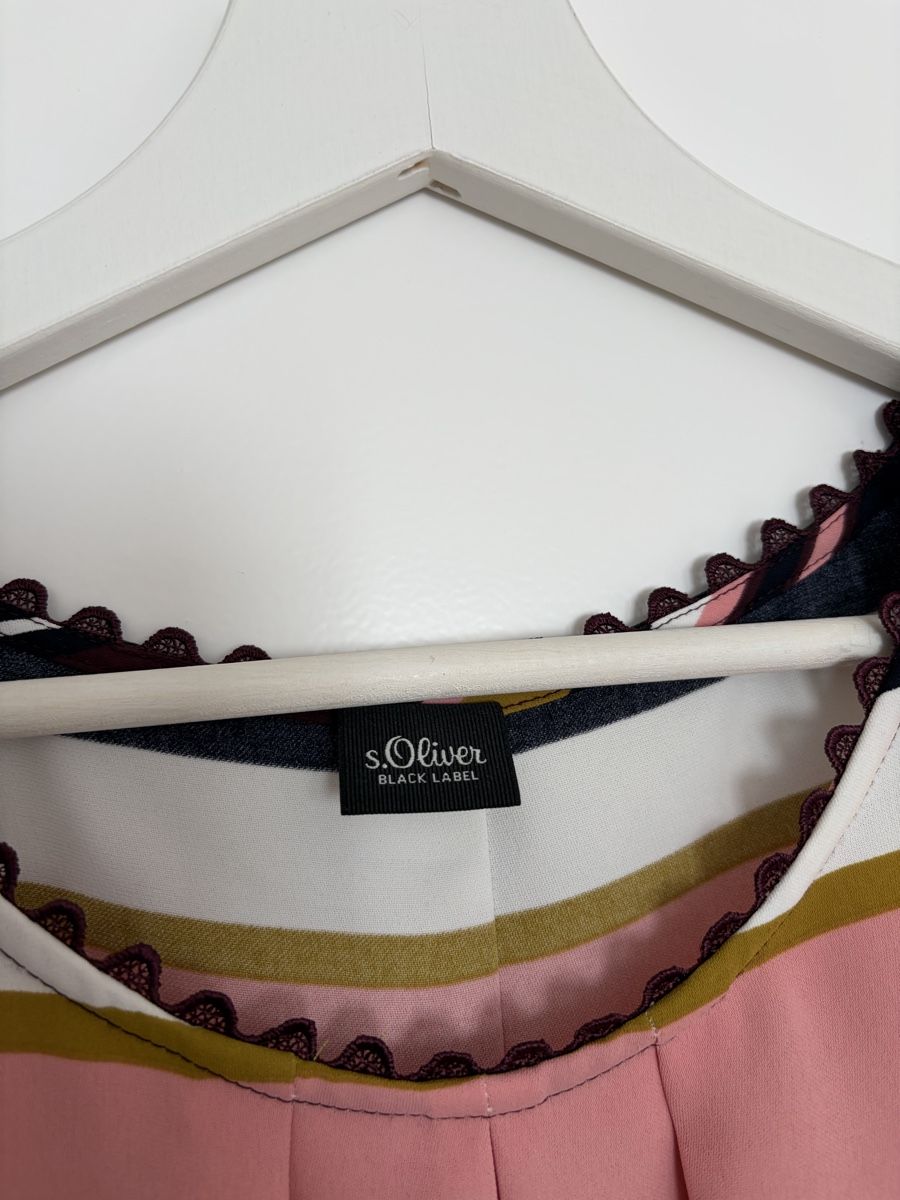 S.Oliver Camicette: s.Oliver Black Label Bluse gestreift Grösse 44 bunt – Nuovo (secondo la descrizione) da Muri AG venduto da mar_svd7 2