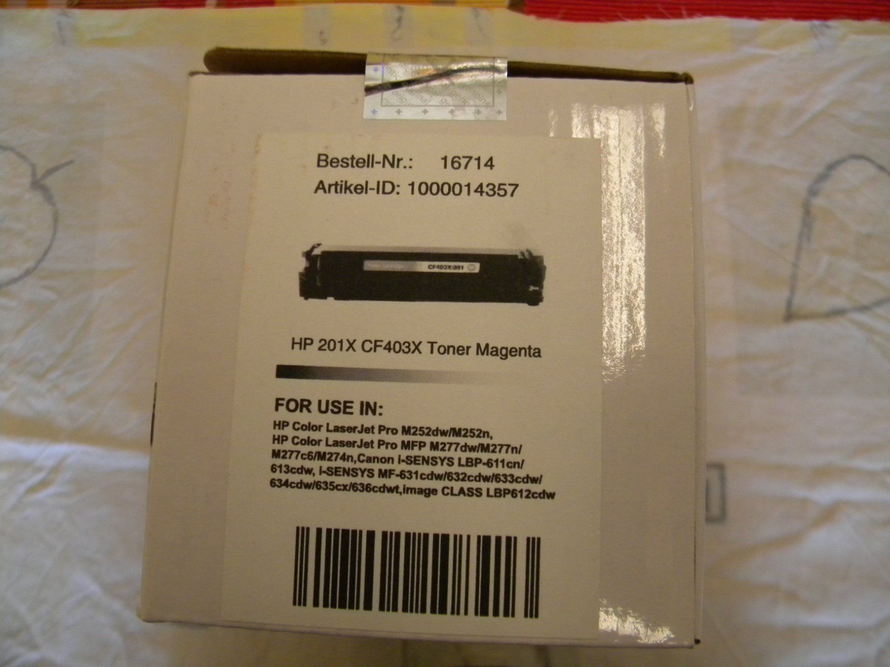 Cartucce per stampanti & toner: CF403X  201X – Nuovo e nell'imballaggio originale da Bühler venduto da Wini100 1