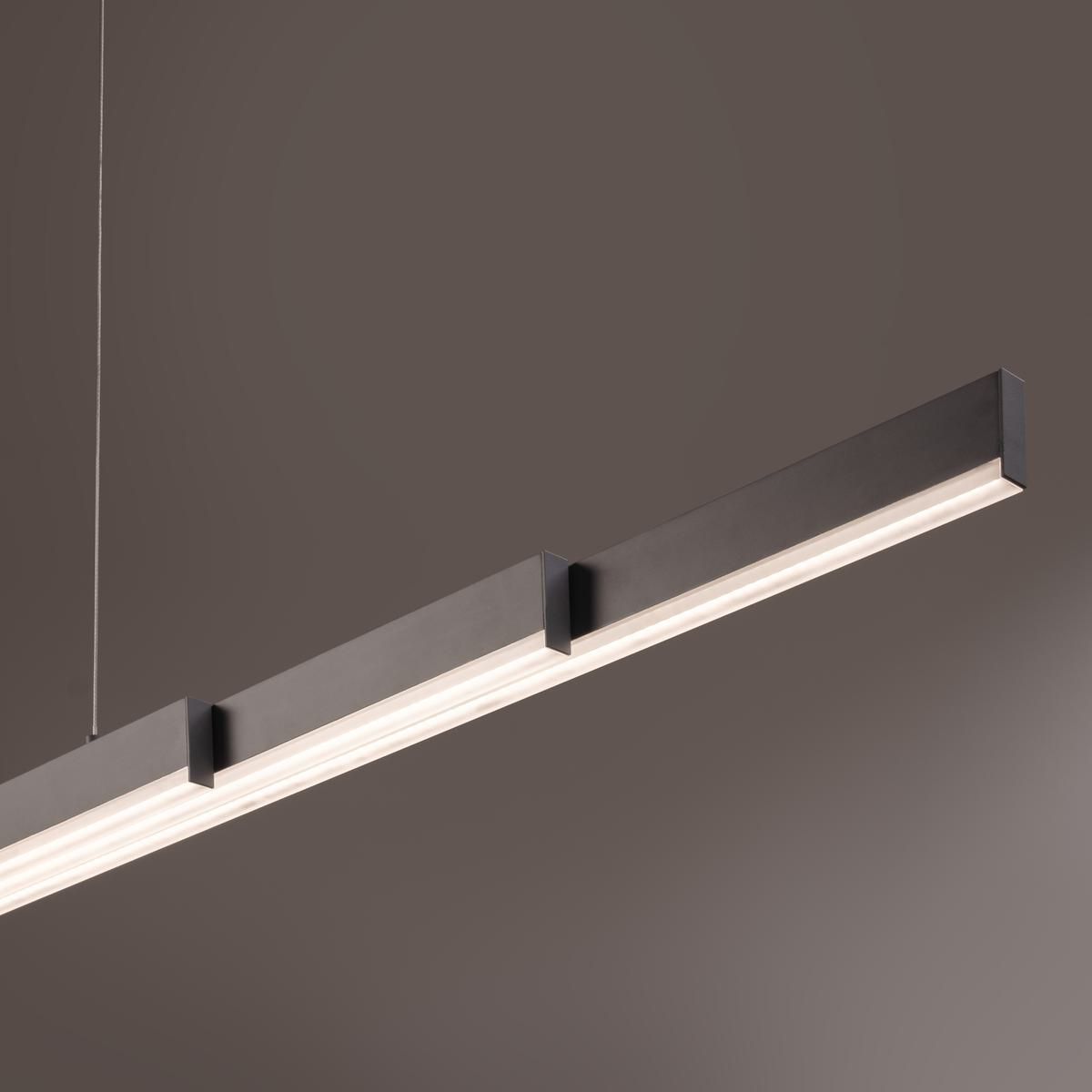 Lampadari & plafoniere: LED Pendelleuchte, Grau, 119 cm x 13 cm – Nuovo (secondo la descrizione) da Kreuzlingen venduto da Smart-Light 2