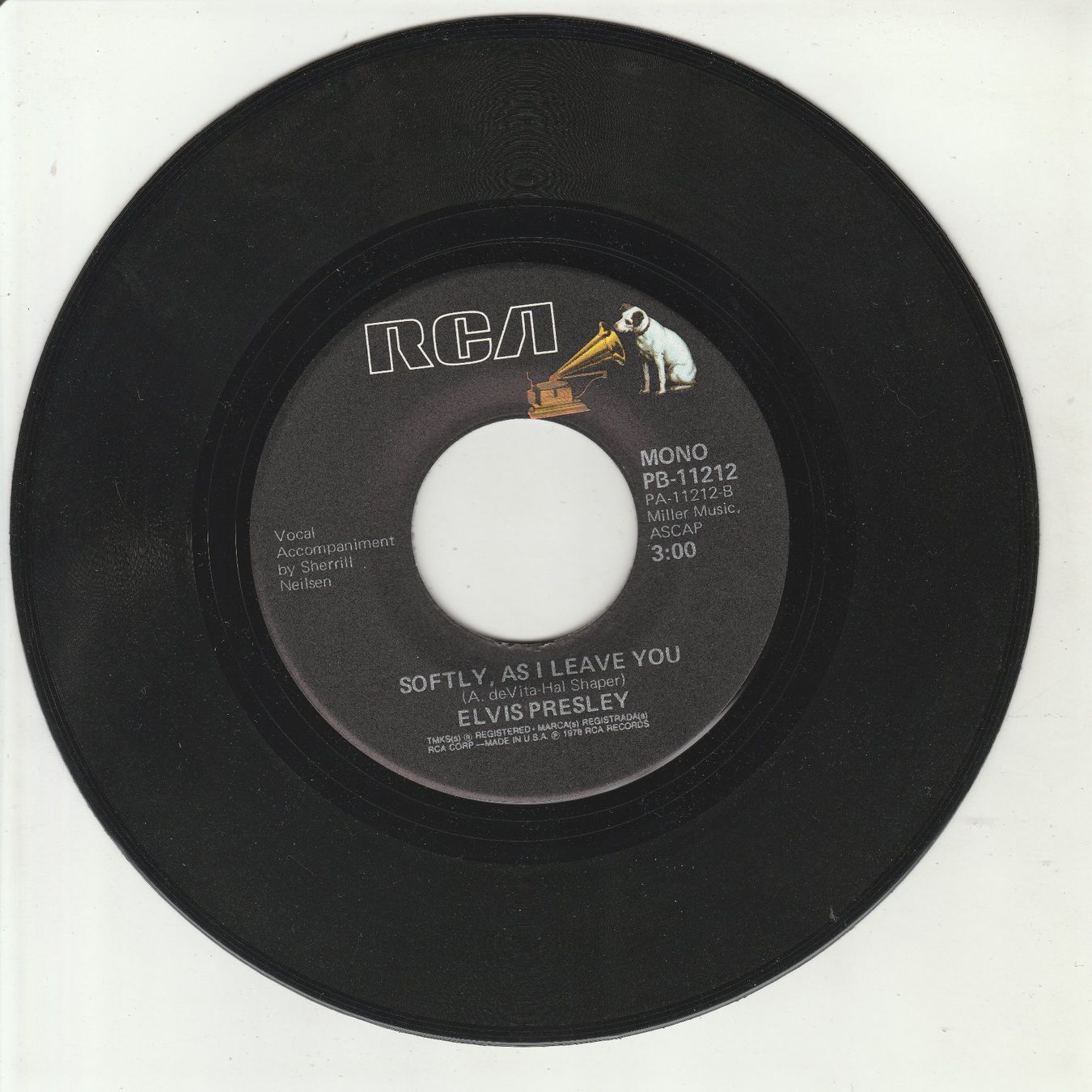 Dischi in vinile: Elvis Presley - Unchained Melody 7" Vinyl USA – Usato da Tübach venduto da JamesStone 3