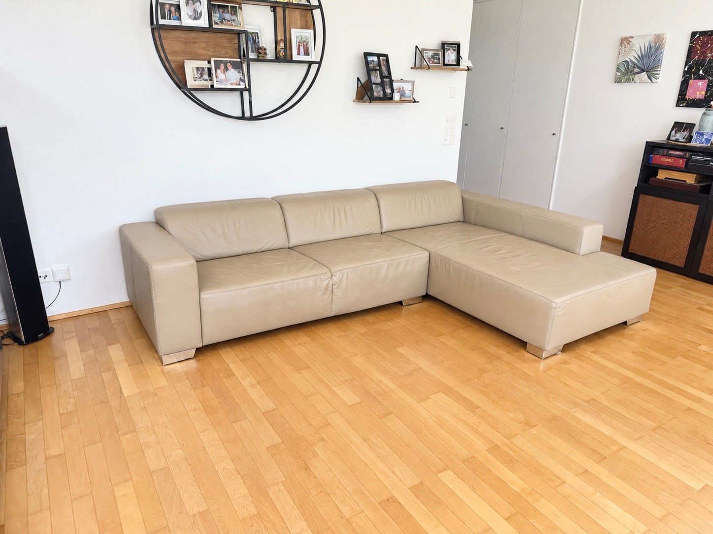 Sofas: Echtleder-Ecksofa, beige - Ewald Schillig QUINTO – Gebraucht aus Zürich von nil_6px8 1