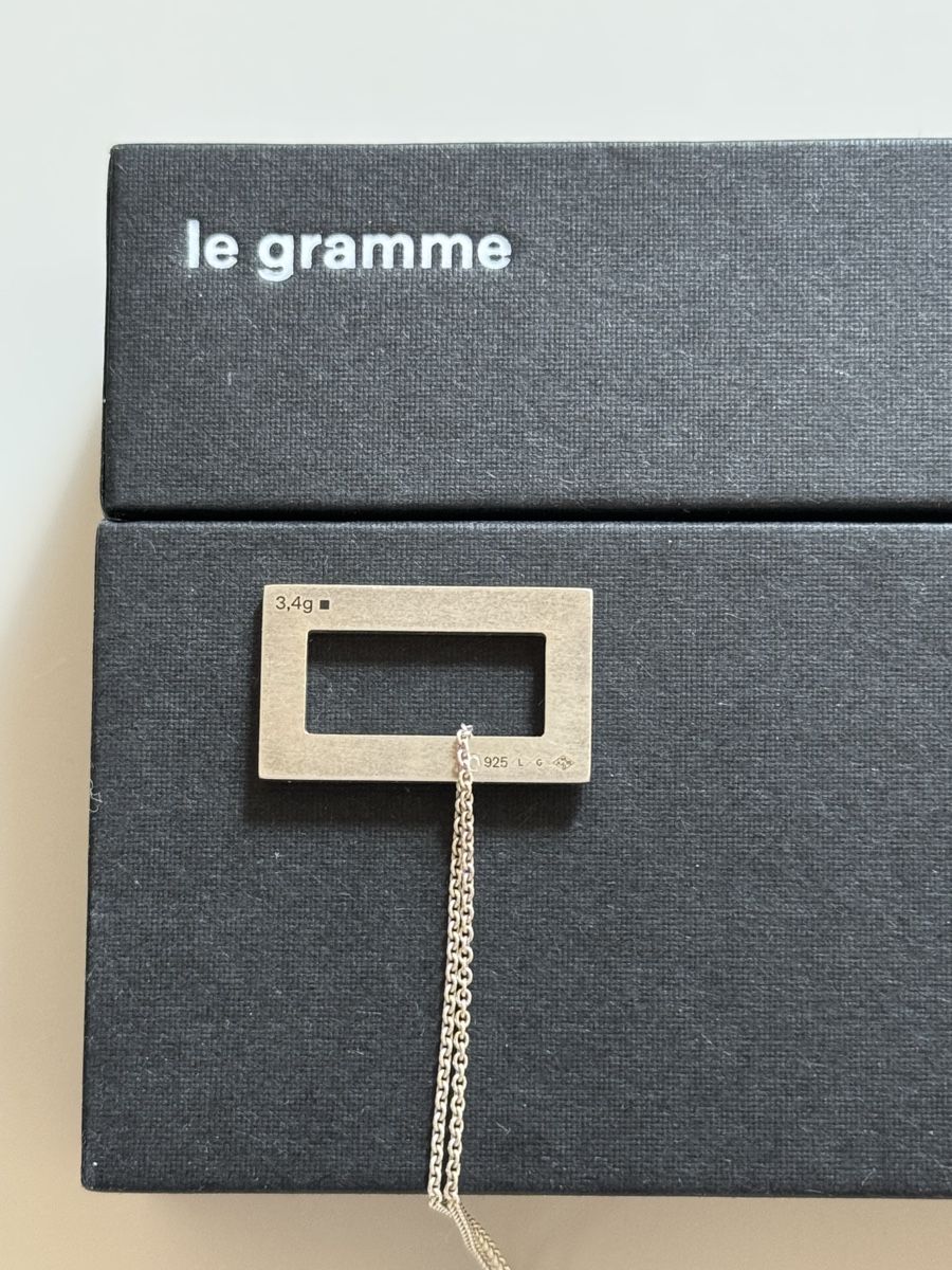 Catenine: Le Gramme 925 Rectangle Necklace – Nuovo (secondo la descrizione) da Coppet venduto da 63psells 2