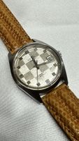 70er Vintage Regis Geneve Herrenuhr Schachbrett-Zifferblatt!