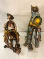 Tonfiguren Don Quijote und Sancho Panza