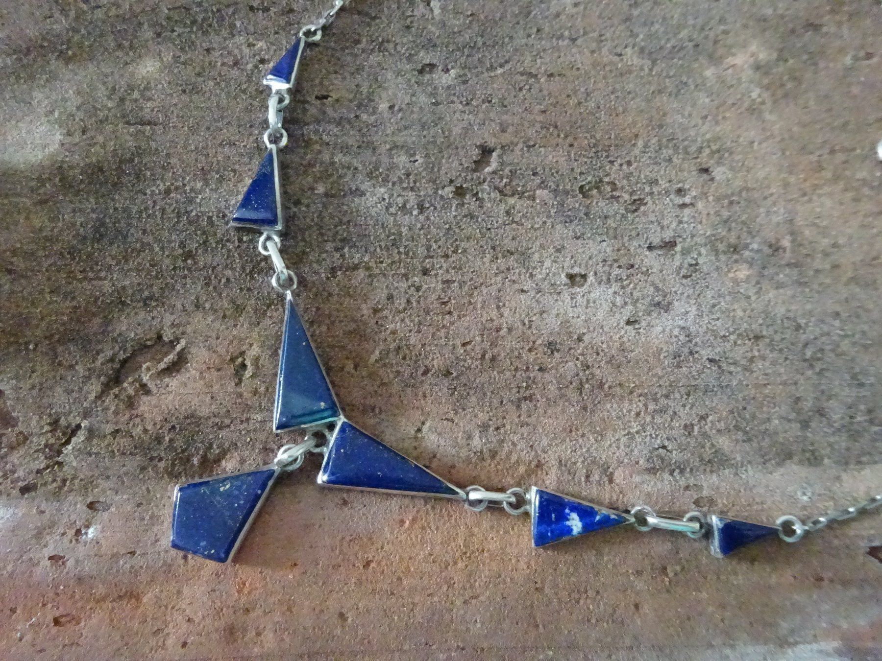 Catenine: Kette Lapislazuli / 970 Silber – Usato da Esslingen venduto da FetteSchnecke 5