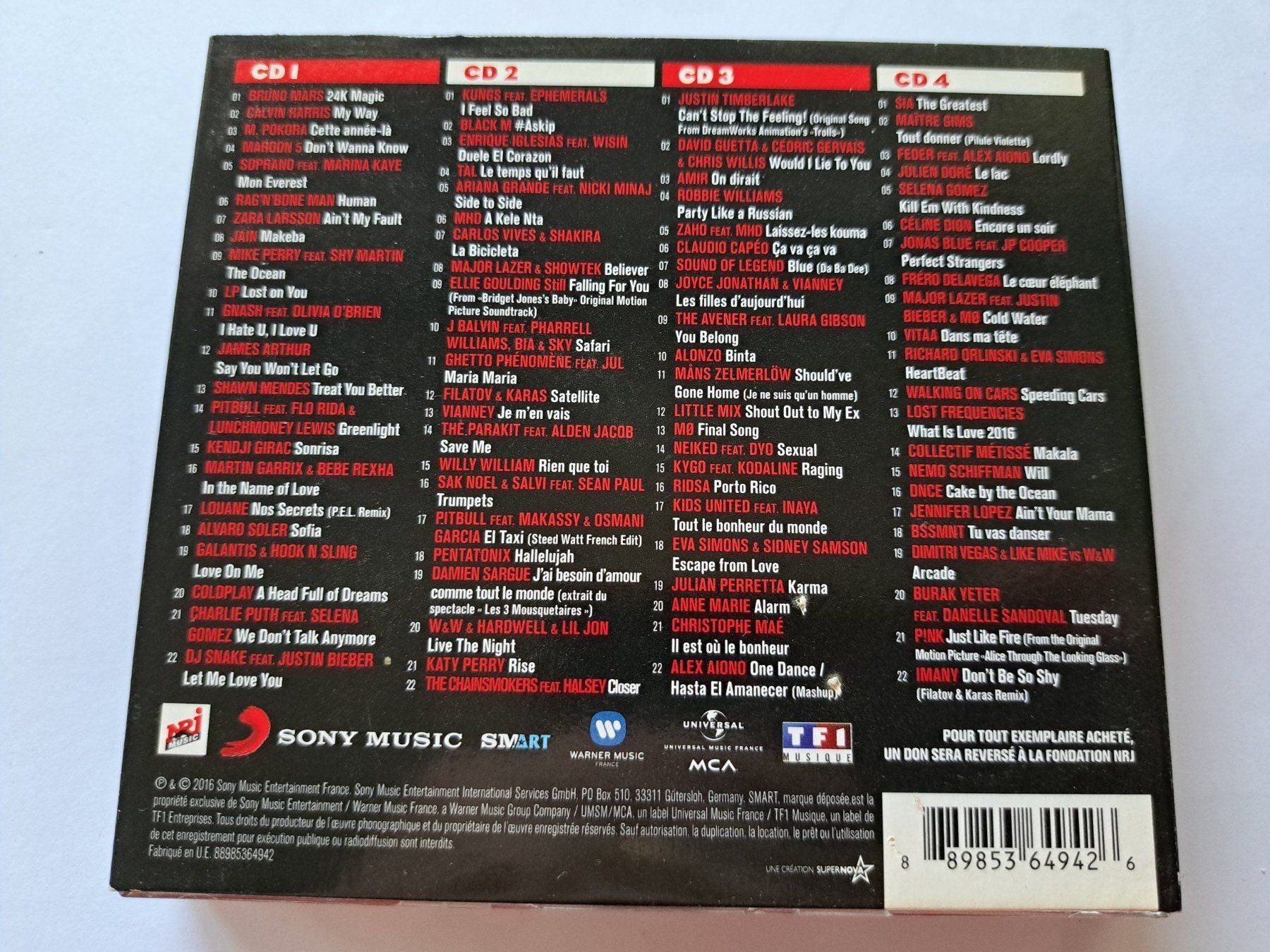 CD: NRJ Music Awards 2016 - 4 Cds  – Usato da Pully venduto da bro_n52j 1