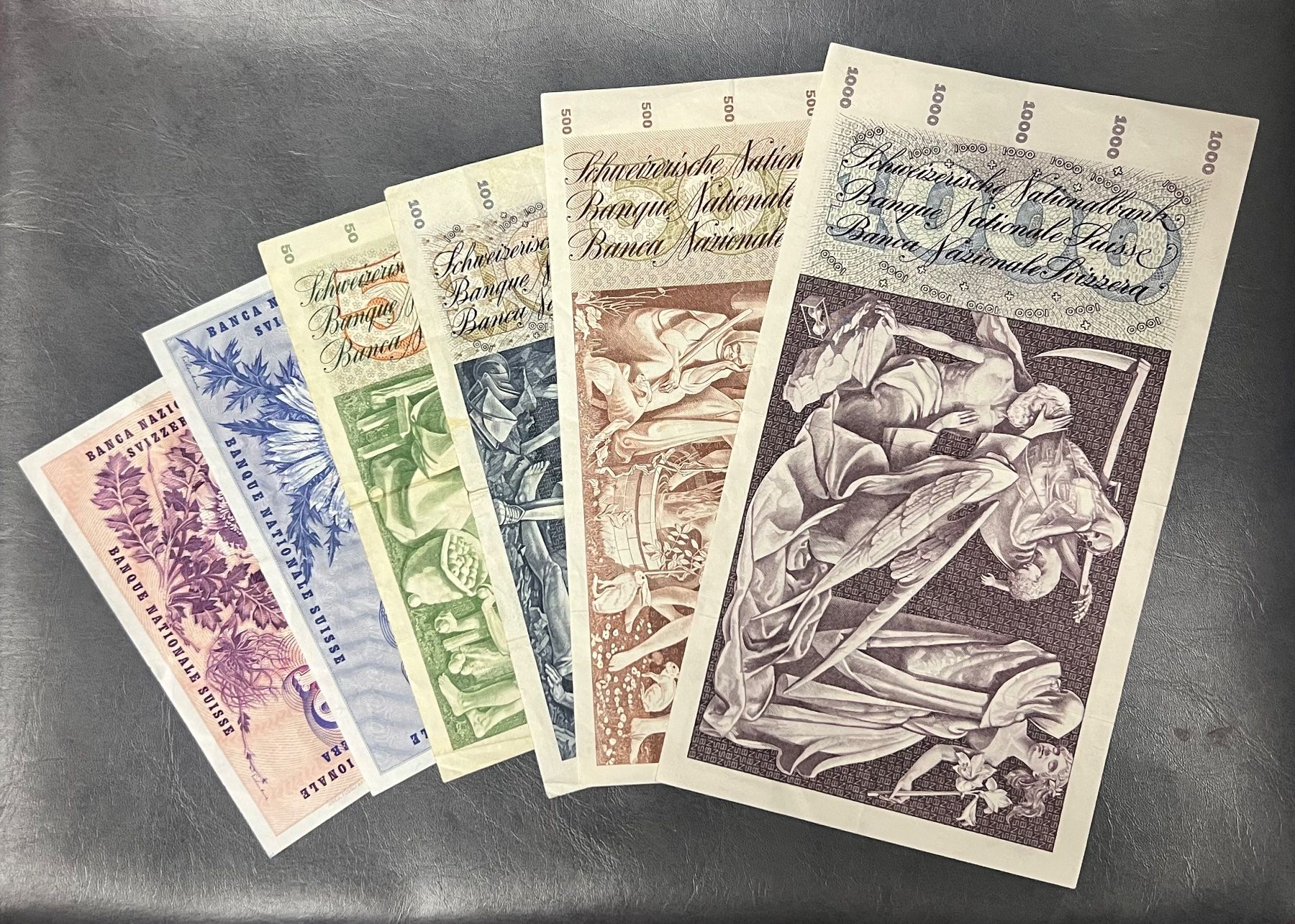 Banconote: Alte CH Banknoten komplette Serie – Usato da Uster venduto da Mr.Twister 1