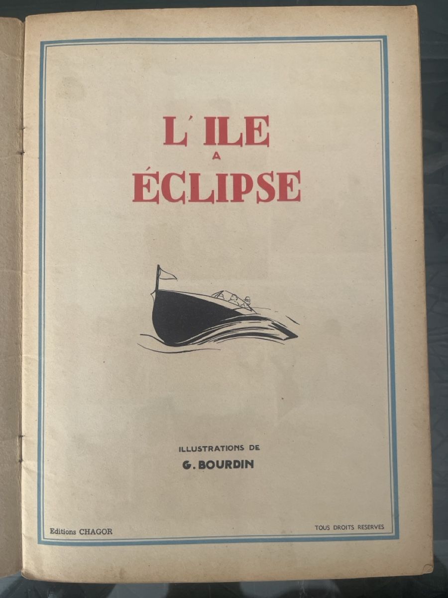 BD: G. Bourdin 1946, L’Ile à Eclipse 32 pages  – D'occasion à Gockhausen par London95 1