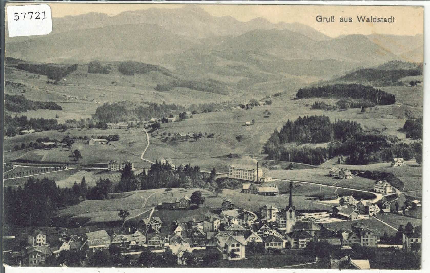 Cartes postales: Gruss aus Waldstatt - Generalansicht – D'occasion à Ettingen par Kartenplanet