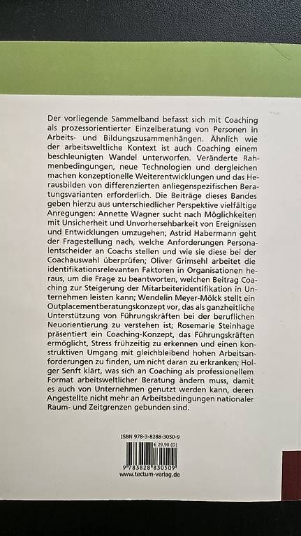 Libri: Coaching - Impulse für die professionelle Praxis – Usato da Zürich venduto da Samba77 1