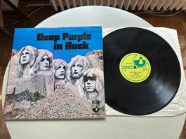 DEEP PURPLE tolle In Rock LP UK aufklappbar Kult Top