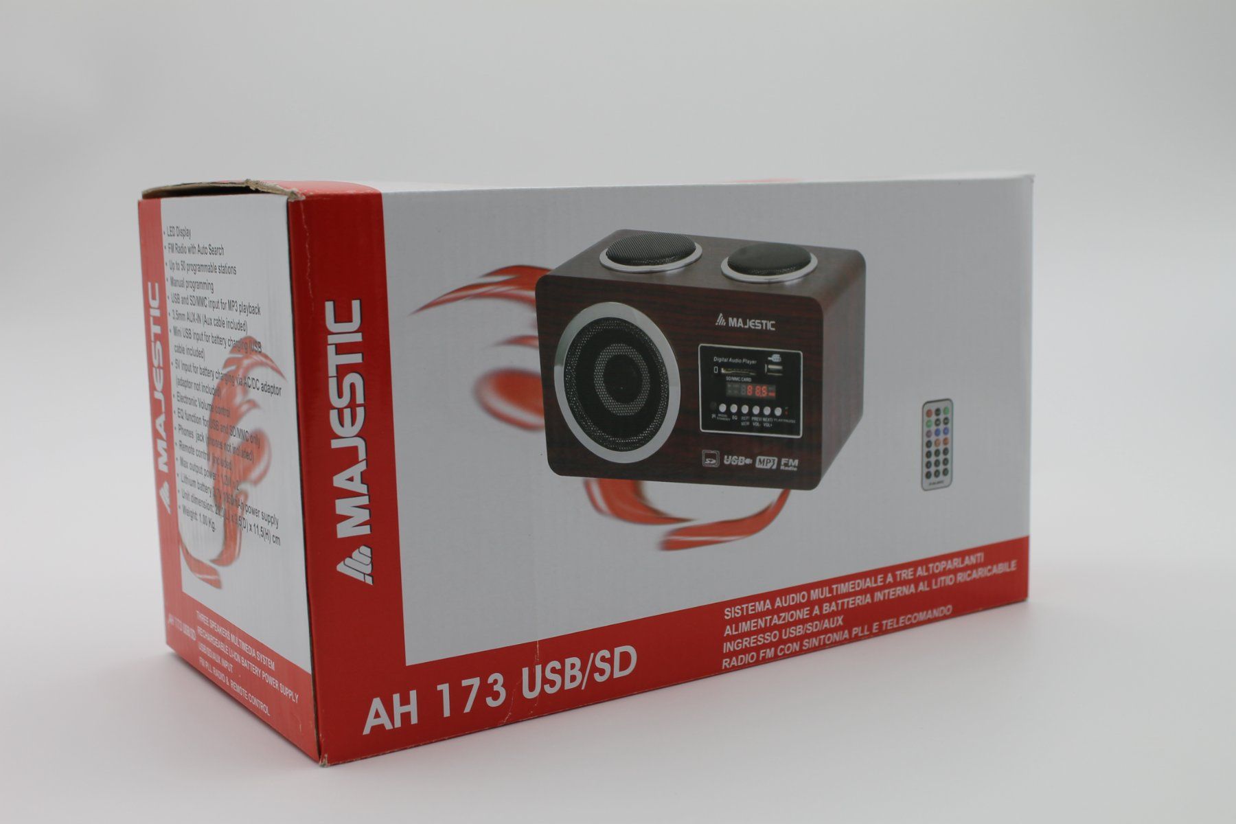 Multimediaplayer & Streamer: Multimedia Soundsystem AH 173 USB/SD - Majestic – Neu und originalverpackt aus Lachen SZ von ratata