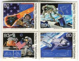 Briefmarken "Space Shuttle". Marshallinseln