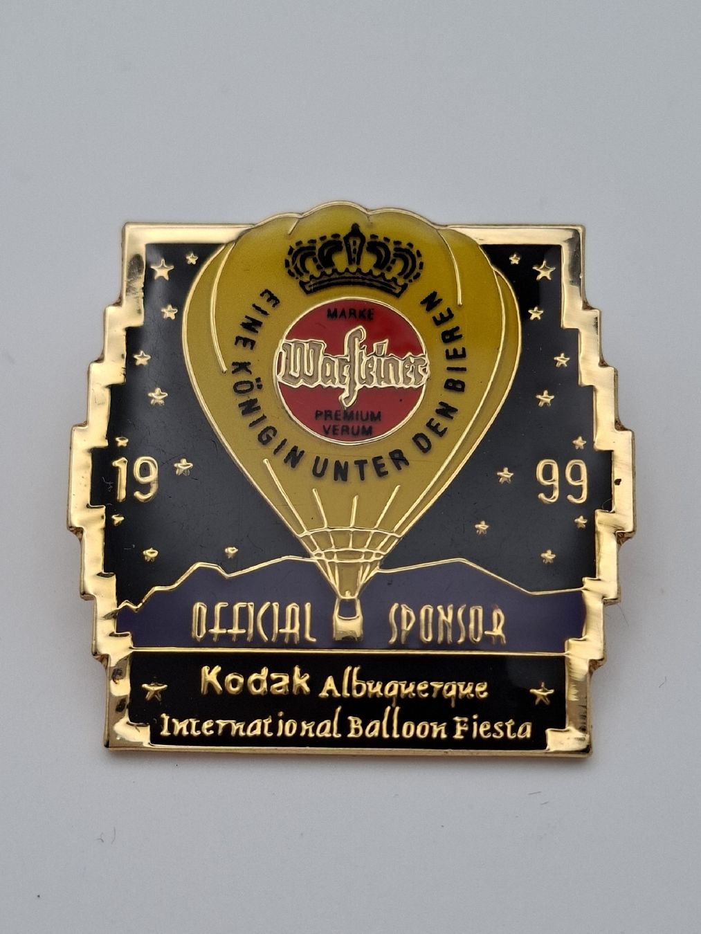 Placchette & Badge: Pin Warsteiner, Ballon Fiesta 1999 – Usato da Kriens venduto da Wolly85