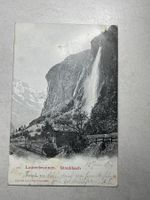 Alte Postkarte Staubbachfall Lauterbrunnen um 1904