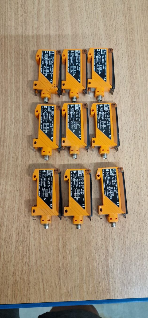 Elektronikbauteile: 9x ifm electronic OB5024 Lichttaster / Optischer Sensor – Gebraucht aus Chur von P0WER