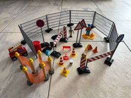 Baustelle Set mit Zubehör, Top Zustand!