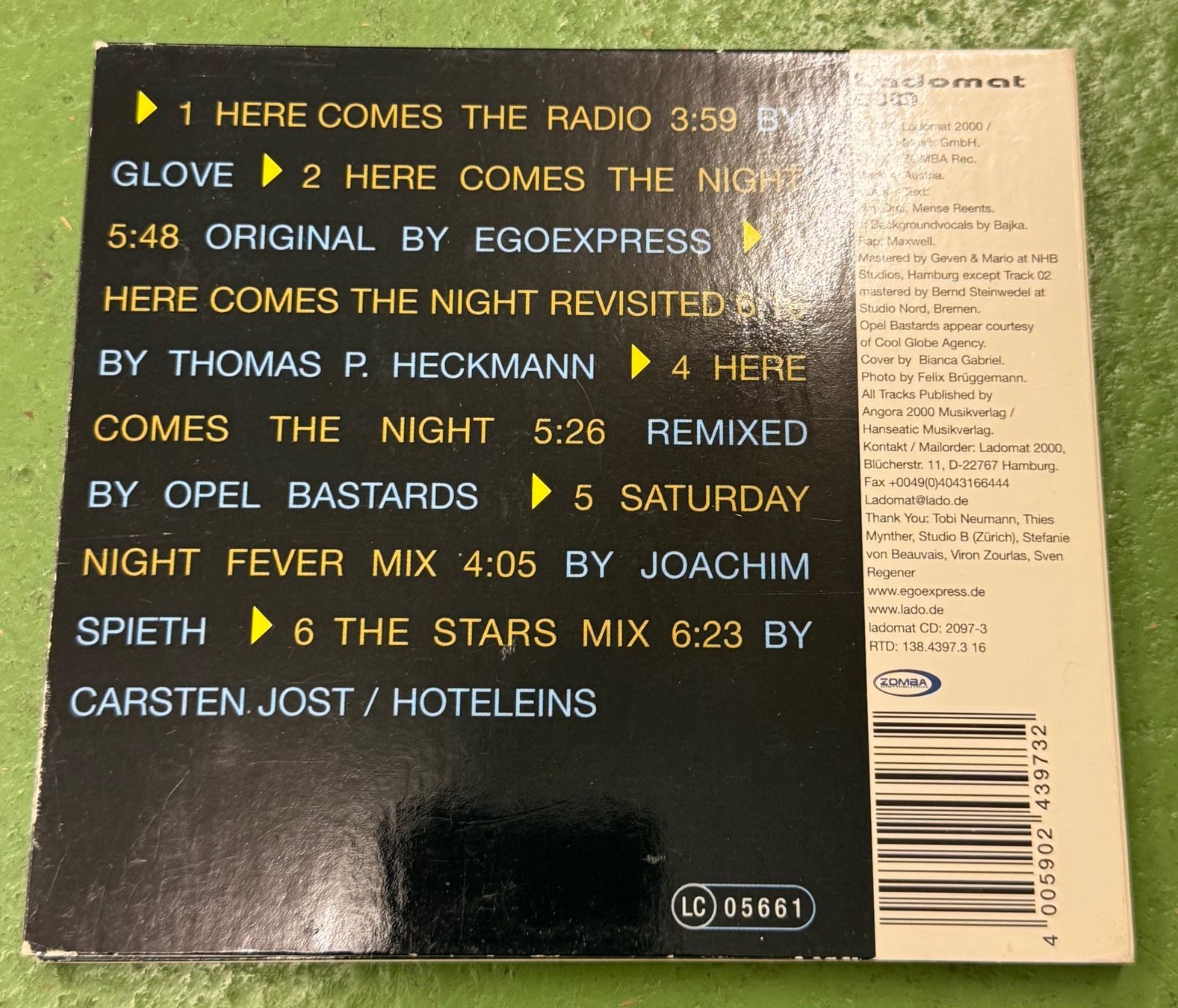 CD: Egoexpress: Here Comes The Night – Usato da Basel venduto da Ostschweiz06 1