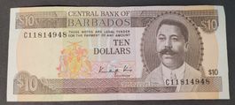 10 DOLLARS / BARBADOS ND (1986)