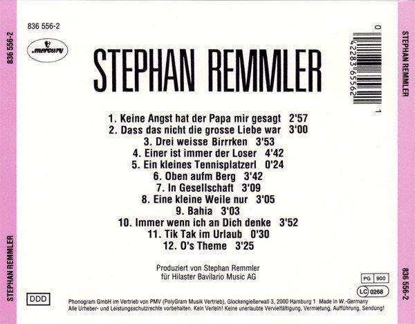 CD: CD Stephan Remmler - Lotto (1988) – Usato da Möriken AG venduto da mineralia 1