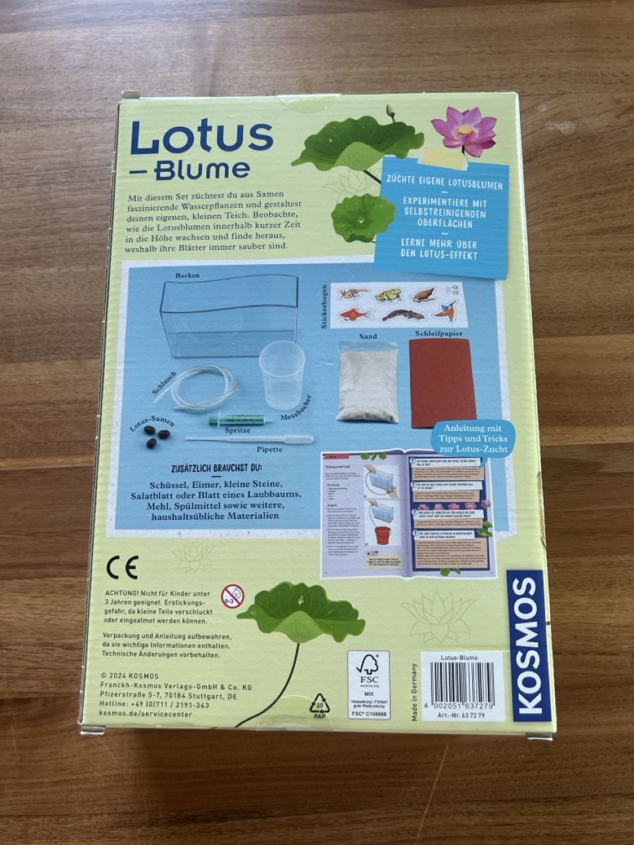 Kosmos Jeux: Kosmos Experimentierkasten Lotus-Blume – Neuf avec emballage d'origine à Zürich par JuneBaby12 1