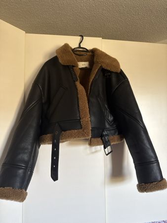 Kunstlederjacke Gr. L 