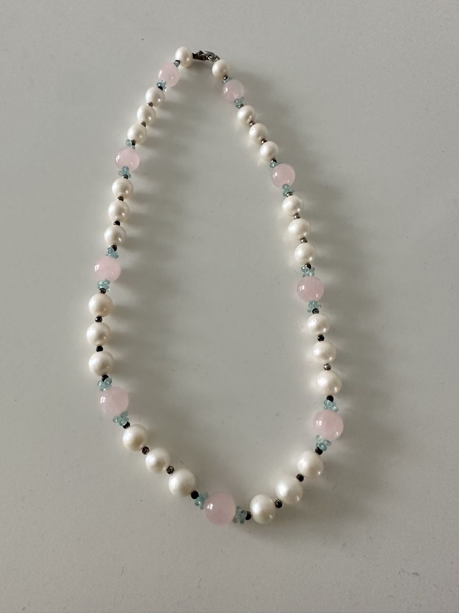 Catenine: Wunderschöne Edelstein-Perlenkette – Nuovo (secondo la descrizione) da St. Margrethen SG venduto da Leila026 1