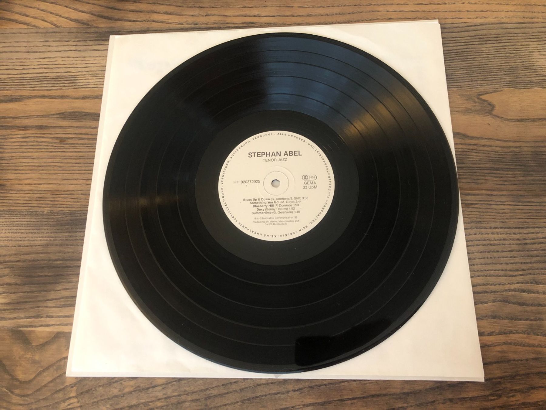 Vinyles: LP Stephan Abel Tenor Jazz mit Autogramm – D'occasion à Berg am Irchel par Zweiti_Chance 3