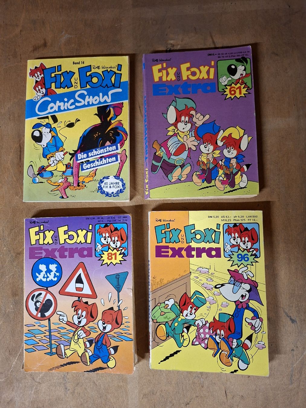 Comics: 4 x Fix und Fox – Gebraucht aus Büsserach von Grenzstein