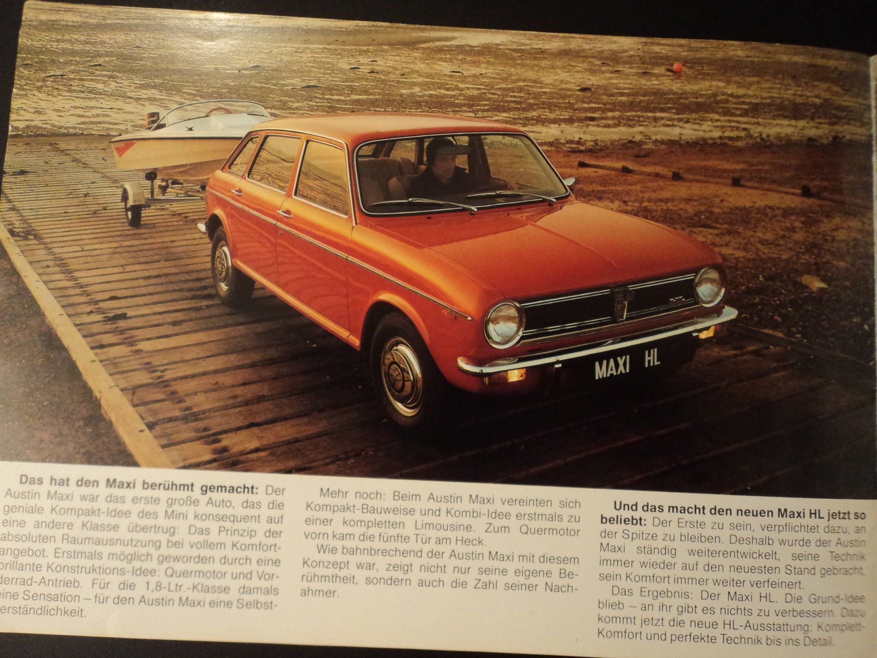 Austin Documenti: Prospekt Austin Maxi HL 1976 – Usato da Schwarzenburg venduto da modelCARama 4