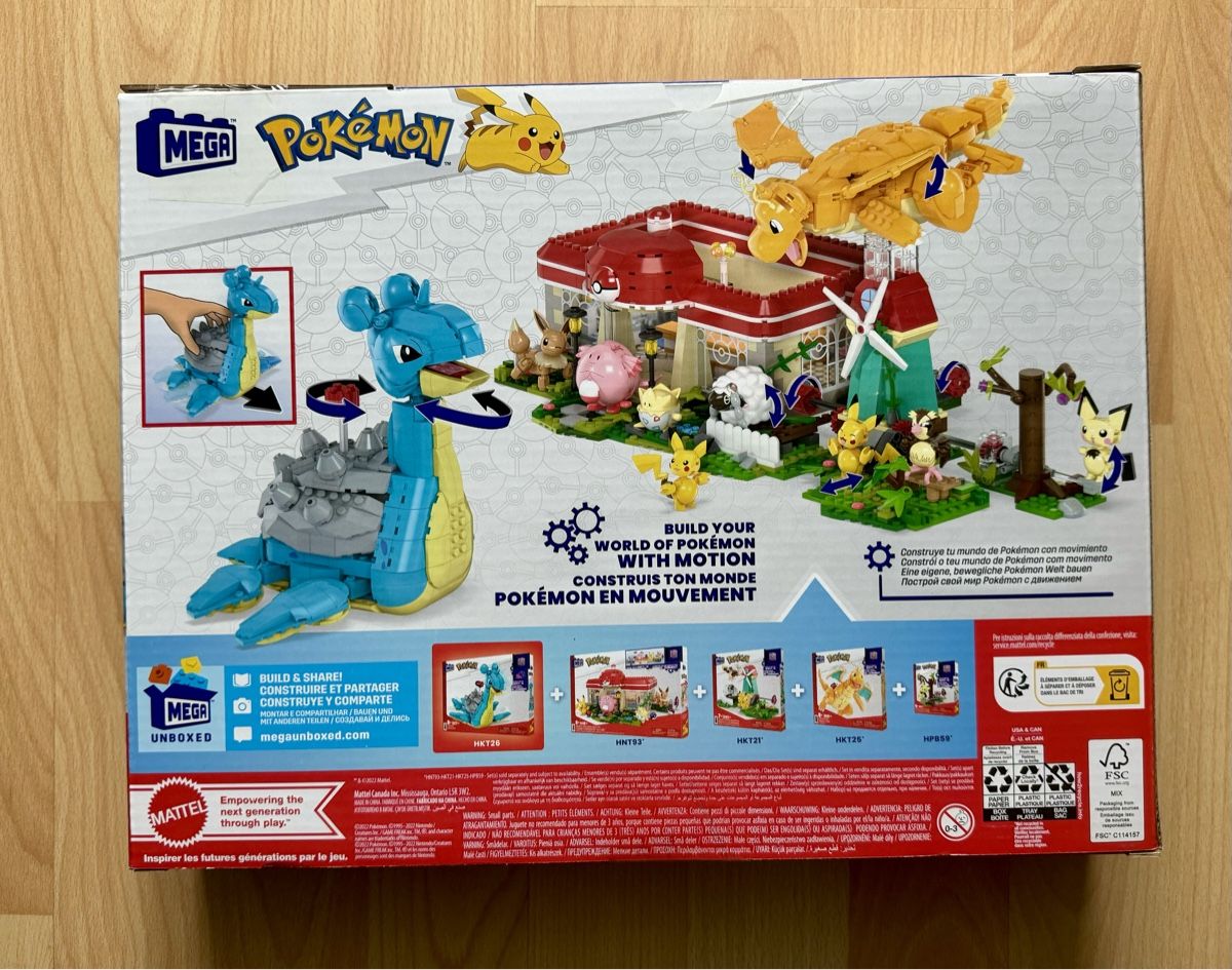 Mega Kit di costruzioni: New MEGA Pokémon Lapras – Nuovo e nell'imballaggio originale da Thalwil venduto da mar_pvv8 1