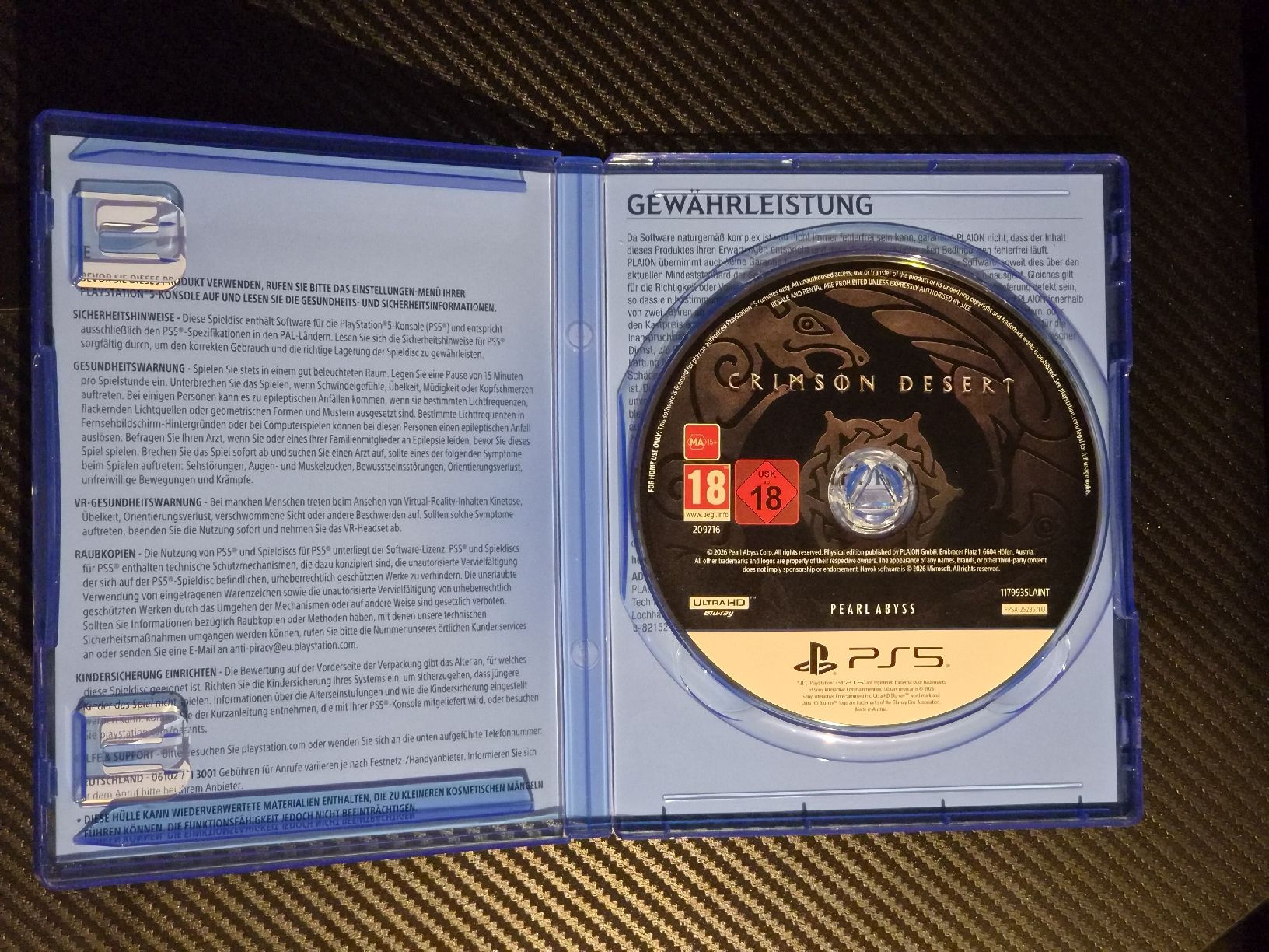 Sony Spiele: Crimson Desert (PS5) – Gebraucht aus Henau von mdt_qmr7 2