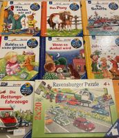 7 Ravensburger "Wieso, Weshalb, Warum" Bücher + 1 Puzzle