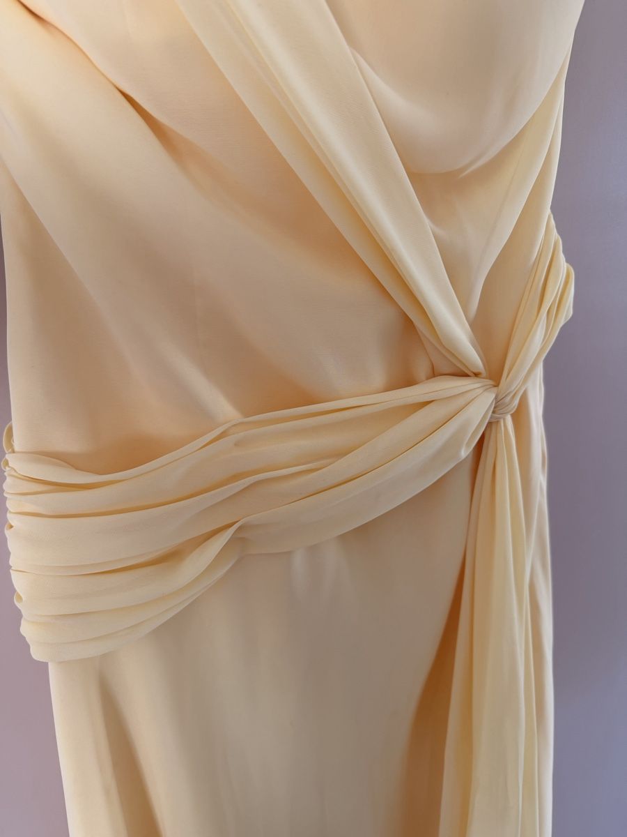Vestiti: Sommerliches, elegantes, gelbes Abendkleid – Nuovo (secondo la descrizione) da Nussbaumen AG venduto da nad_lq9s 2