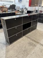 USM Haller Sideboard 3x3 Graphitschwarz Q2
